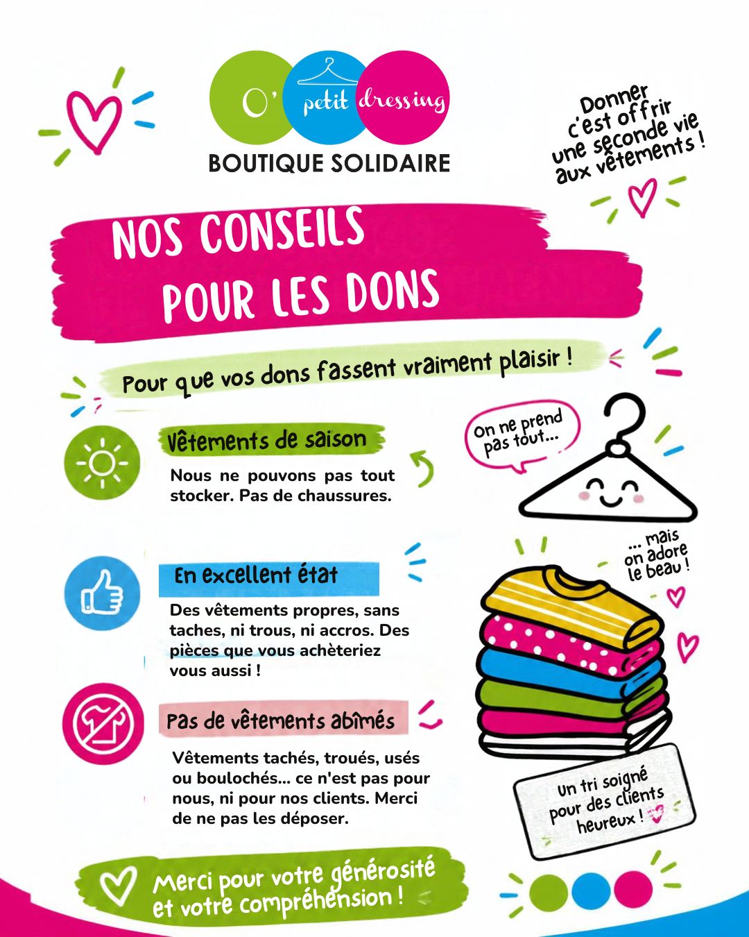 ConeilsDonsvêtements